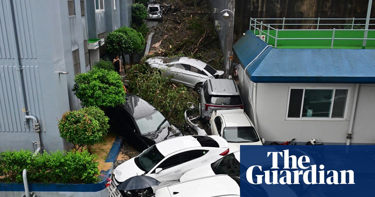 South Korea city deluged by almost a metre of rain, triggering deadly landslide