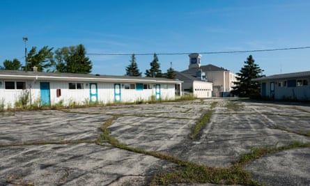 An abandoned motel in Sheboygan, Wisconsin.