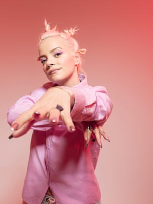 Lily Allen photographed in London.