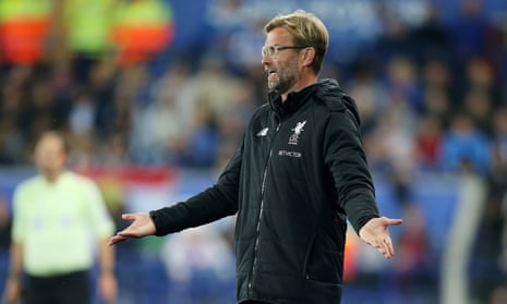 Jürgen Klopp was left frustrated as his Liverpool side failed to make their first-half dominance count, losing 2-0 to Leicester City.