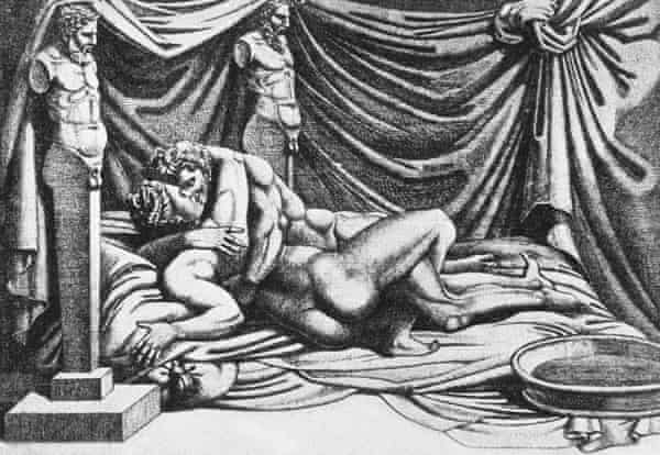 I 16 piaceri, una stampa perduta di Marcantonio Raimondi, del 1524