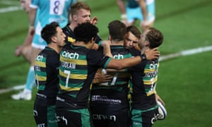 Player huddles after a try has been scored are being banned under stricter Covid protocols. Saints’ next match, against Leicester, has been scrapped by rising Covid positives.