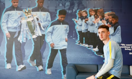 Manchester City’s U18 captain, Ed Francis. ‘Since a young age this is the life I’ve wanted to live,’ he says.