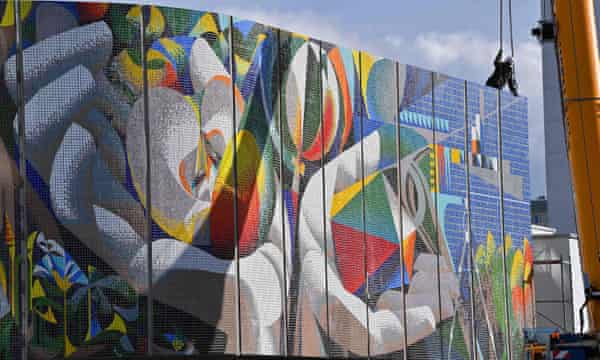 Mural Superiority The Fight Over Germany S Cold War Art Heritage World News The Guardian