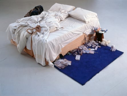 My Bed, 1998. Tracey Emin’s unmade bed artwork