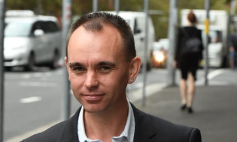 Bryn Hutchinson outside the Downing Centre district court in Sydney, Monday 5 March, 2018. 