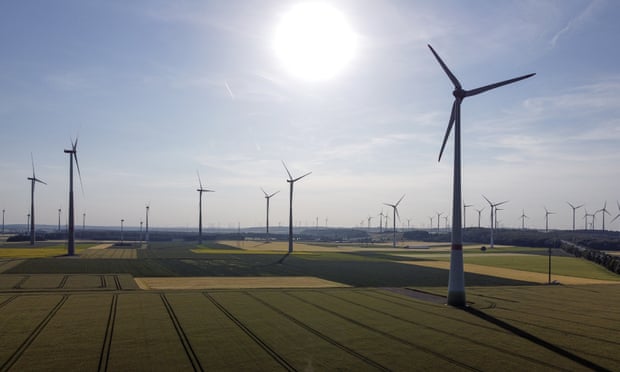 Éoliennes à Marsberg, en Allemagne