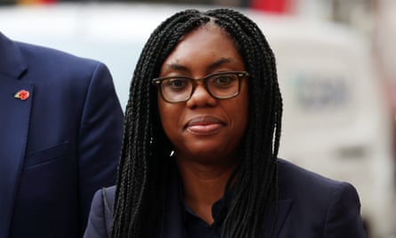 Kemi Badenoch arrives at the Post Office inquiry