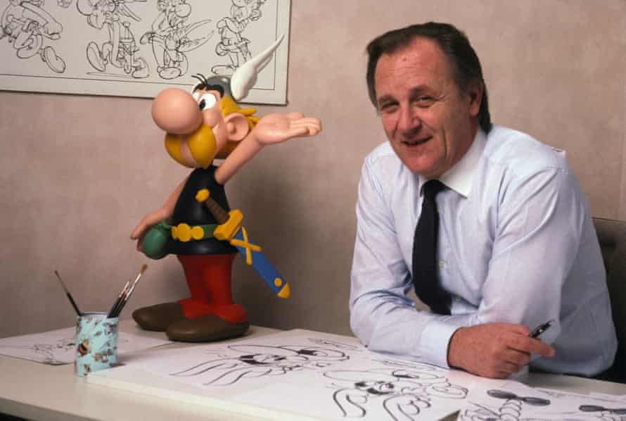 Asterix creator Albert Uderzo in 1987.