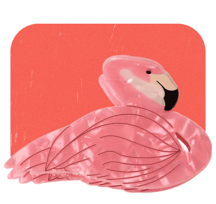 Free People flamingo Claw Clip