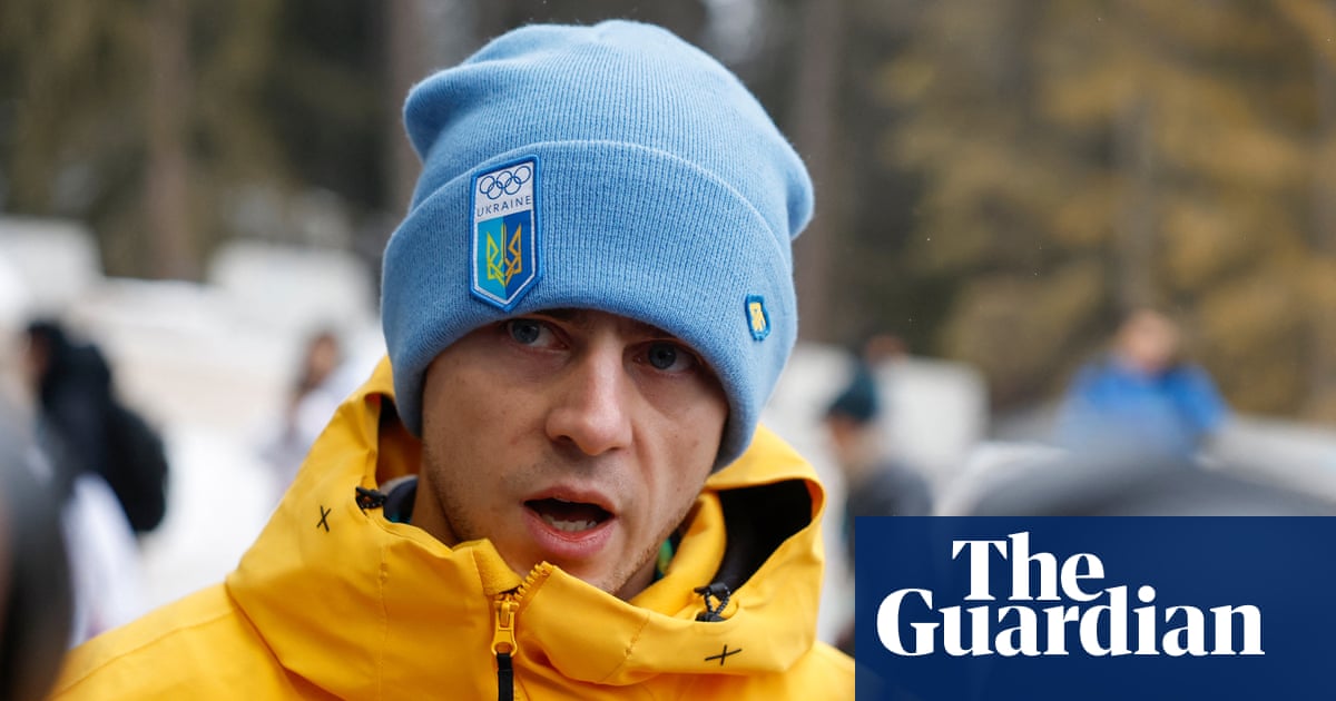 Skeleton athlete kicked out over helmet with images of Ukrainians killed in war