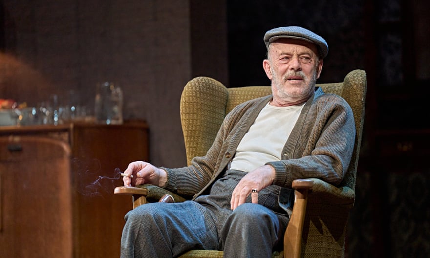 ‘Harold liked me. It’s astonishing because I was a lairy, loudmouthed twat’ … Allen in Pinter’s The Homecoming in April.