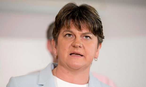 Democratic Unionist party leader Arlene Foster