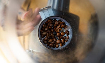 Coffee beans entera grinding hopper