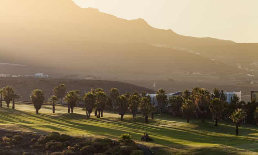 Why Tenerife’s sunny south-west is a family holiday favourite | You could be here 4 Dawn light breaking over the ridge onto Adeje golf course, Tenerife.