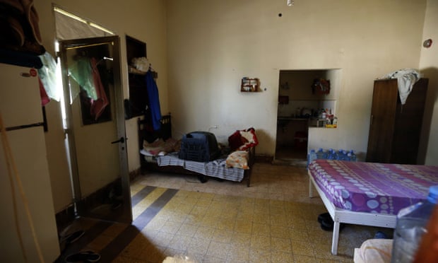 A room used by trafficked women at Chez Maurice.