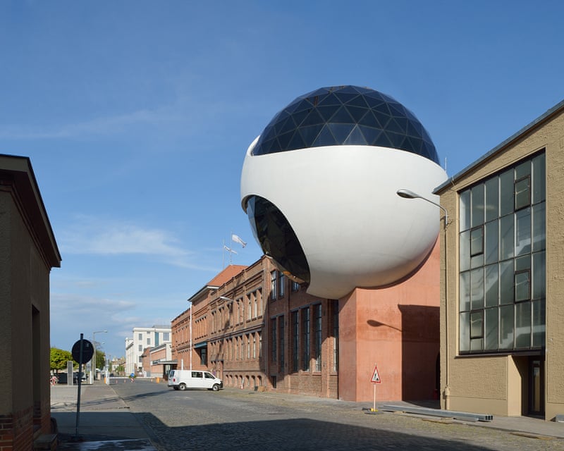 Is this the world’s most eye-popping restaurant? The architectural marvel – in a Leipzig industrial estate.