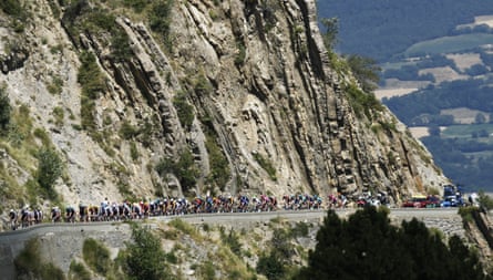 Riders during the Tour de France