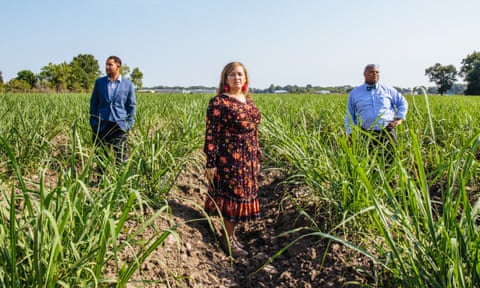 Today, June Provost (left) can count only four black sugarcane farmers left in the area. 