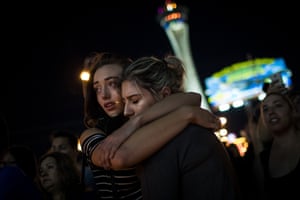 Candlelight vigil in Las Vegas.