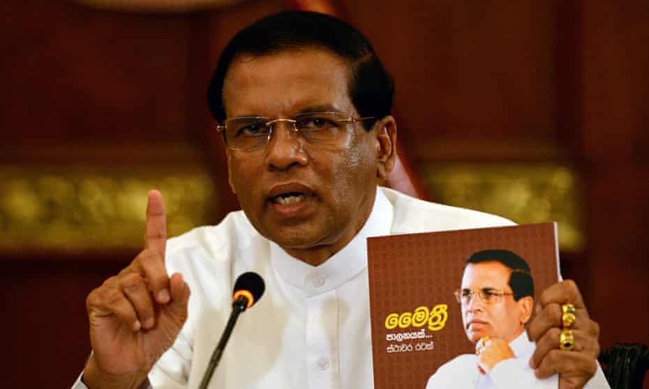 Sri Lanka’s president, Maithripala Sirisena, has warned his 69-year-old predecessor, Mahinda Rajapakse, cannot not get the crucial support of minority Tamils and Muslims to win 17 August elections. 
