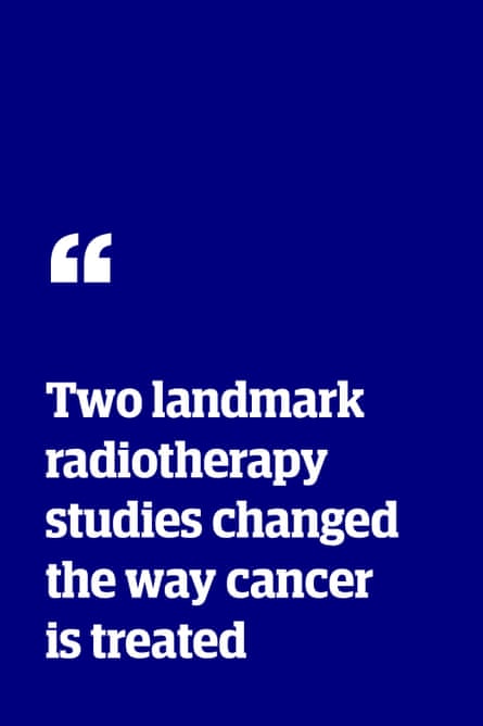 Quote: “Two landmark radiotherapy studies changed the way cancer is treated”