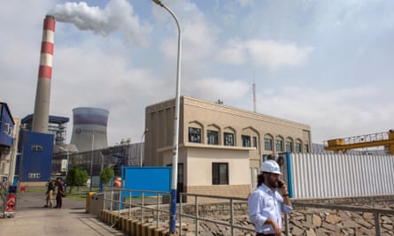The Chinese-built Port Qasim coal power plant in Port Qasim, Pakistan.