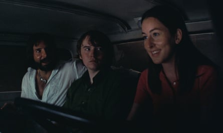 It’s really, really, really, really hard to say the simplest things in a natural way’ … Cooper, Hoffman and Haim in Licorice Pizza.