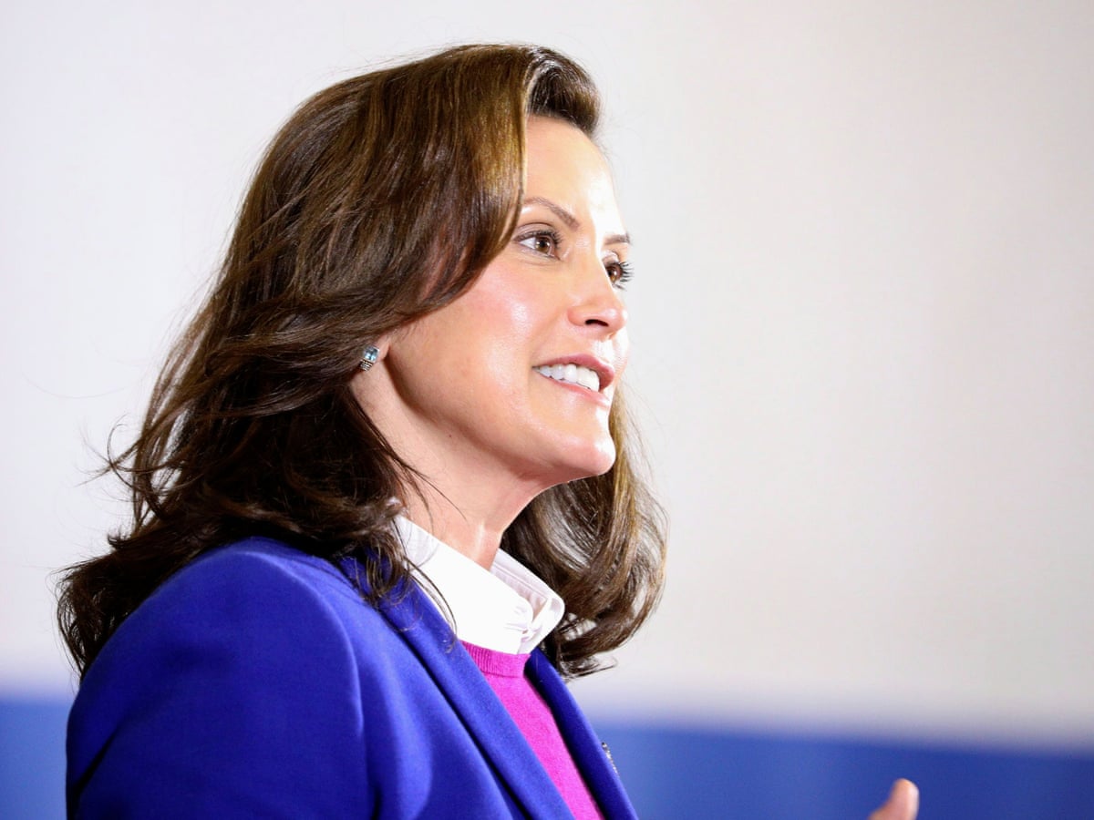 Gretchen Whitmer Trump Inciting Domestic Terrorism With Lock Her Up Rally Chant Michigan The Guardian Gretchen Whitmer Trump Inciting Domestic Terrorism With Lock Her Up Rally Chant Michigan The Guardian