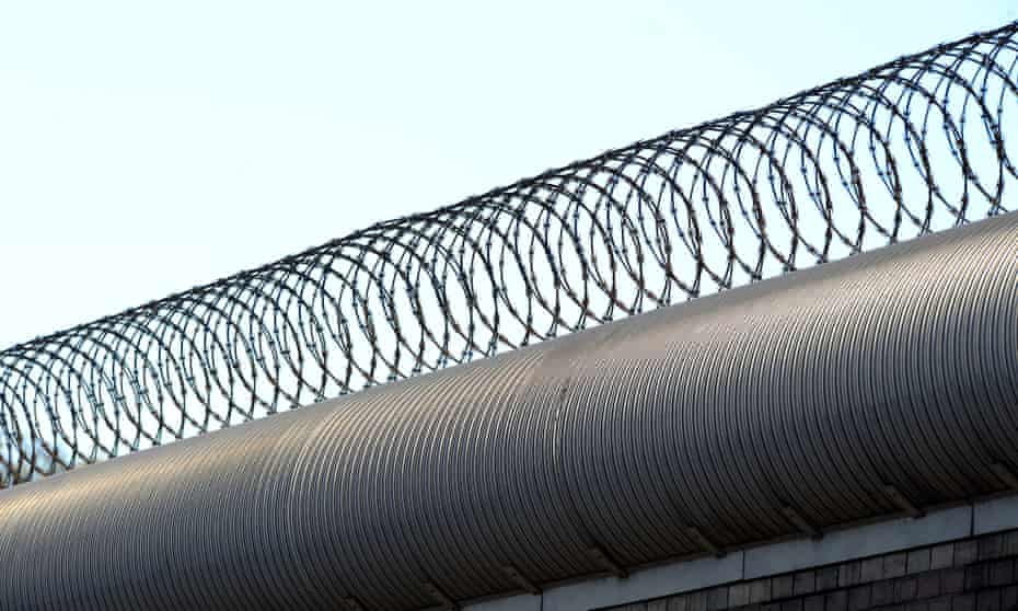 An outer fence at the remand centre in Melbourne