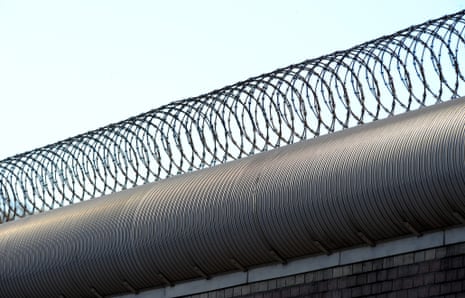 An outer fence at the Remand centre in Melbourne