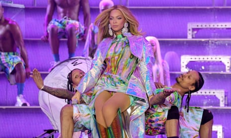 Spoiler alert … Beyoncé performing in Stockholm, 10 May 2023.