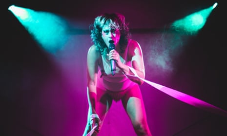 ‘500% of my energy’ … Peaches performing live in Italy in 2017. 