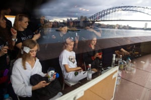 Hair and makeup backstage at the Opera House