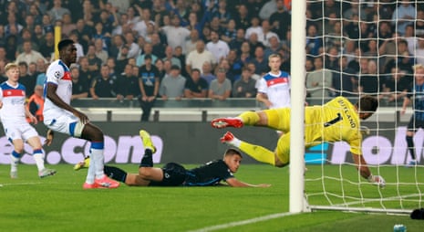 Nicolo Tresoldi scores for Club Brugge