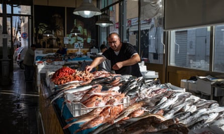 The fish market in Mazara del Vallo.