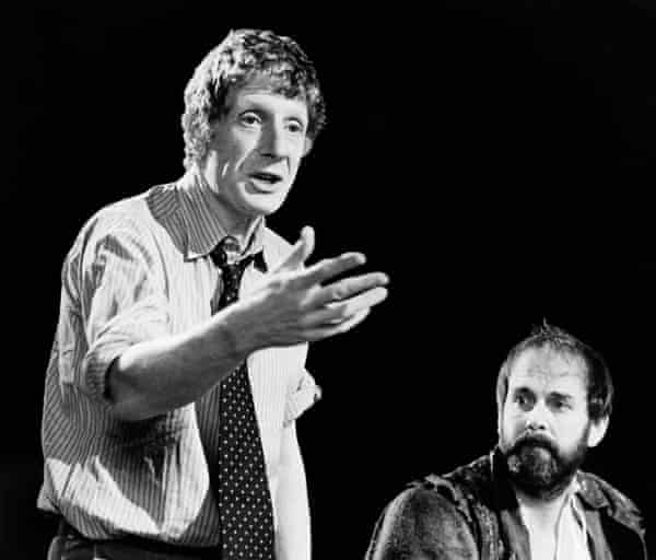Jonathan Miller directing Taming of the Shrew, with John Cleese, in 1980.