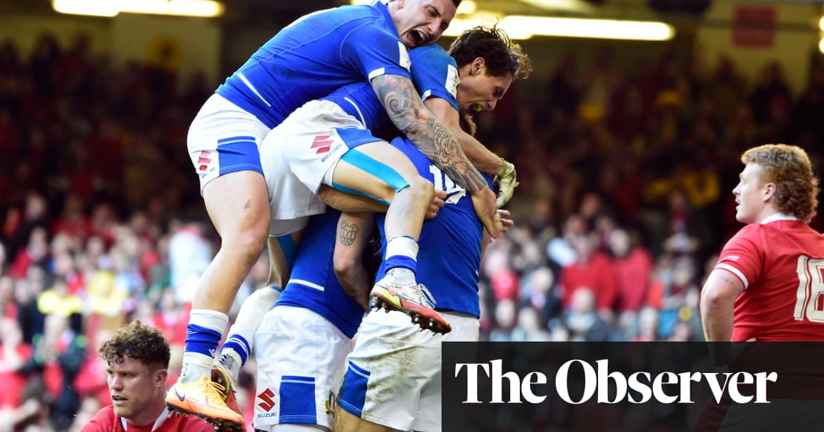 Padovani’s late try gives Italy historic Six Nations win against turgid Wales