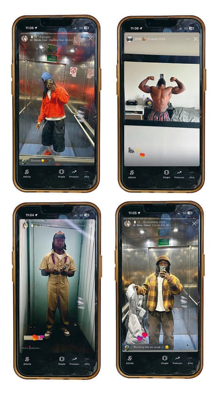 Images from Roberto's social media feeds