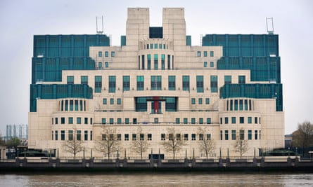 The MI6 building in Vauxhall, south London