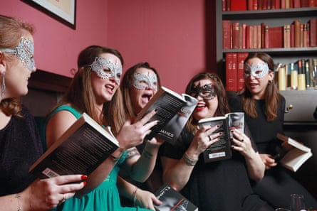 Women in a London book group discuss the new EL James novel, Darker.