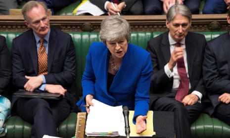 what is book synopsis Theresa May at prime minister’s questions