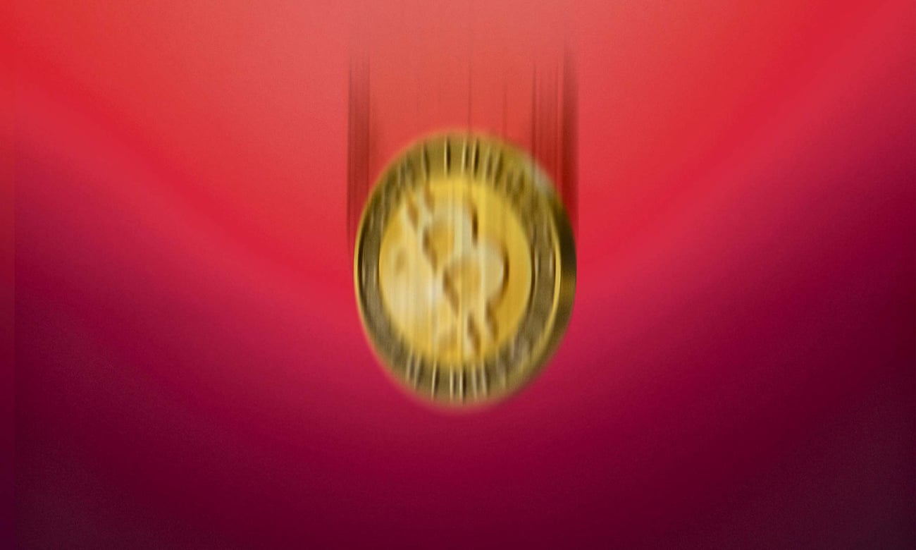 Falling bitcoin