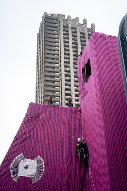 In the pink … some of the detailing that adorns Mahama’s wrapper.