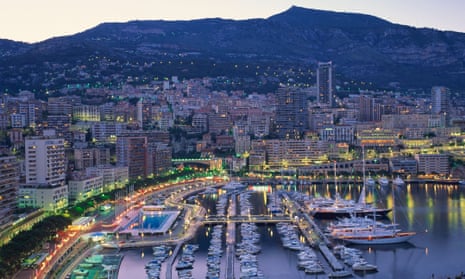 Monte Carlo, capital of Monaco, which has beaten Zurich and Geneva for the highest amount of millionaires in Europe.