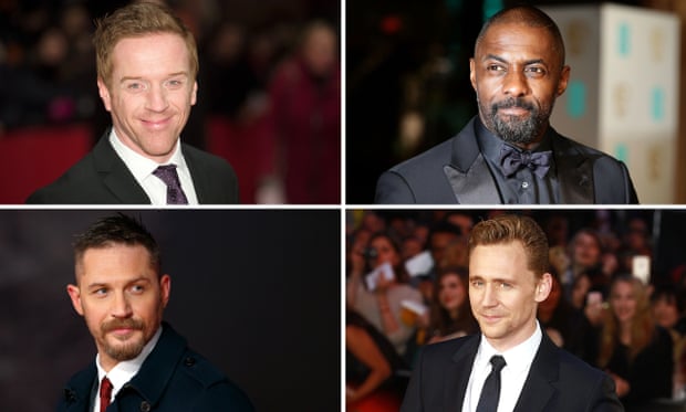 Searah jarum jam: Damien Lewis, Idris Elba, Tom Hiddleston, Tom Hardy.