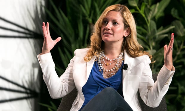 Kate Brandt speaking at the 2016 SXSW Eco conference in Austin, Texas.