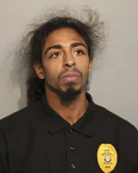 A 2018 booking photo from the Chicago police department shows Jason Nightengale.