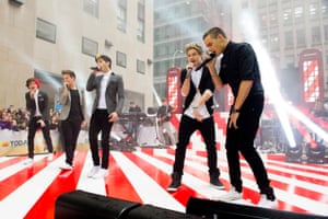One Direction perform on NBC’s Today show in 2012