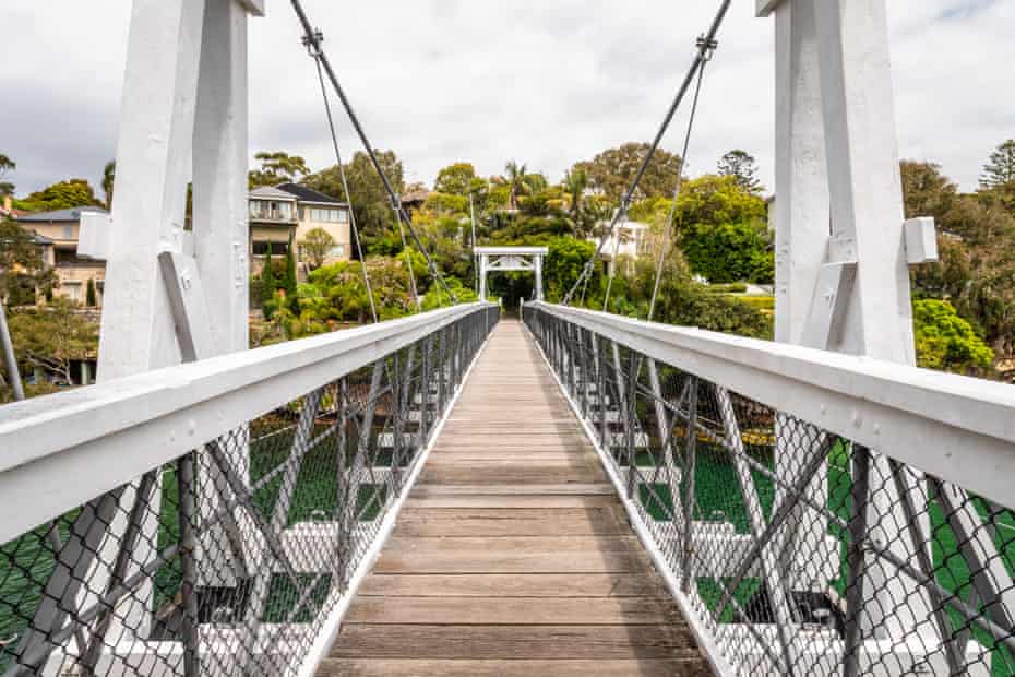 Puente Perejil Bay White Foot en Sydney, NSW, Australia.